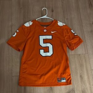 Nike Orange and White Sports Jersey